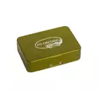 Fly Dressing Aluminium box 6 compartments - Olive