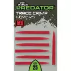Fox Red trace Crimp Covers X 25 pcs