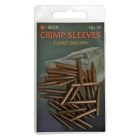 Drennan E-Sox Crimp Sleeves - Camo Brown