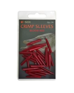 Drennan E-Sox Crimp Sleeves - Blood Red