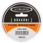 Vision Backing Bäkkäri White - 20lb/100m