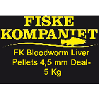 Fiskekompaniet Bloodworm Liver Pellets 4,5 mm 5Kg