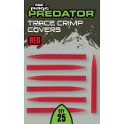 Fox Red trace Crimp Covers X 25 pcs