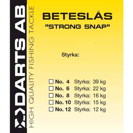 Darts Beteslås "Strong Snap"