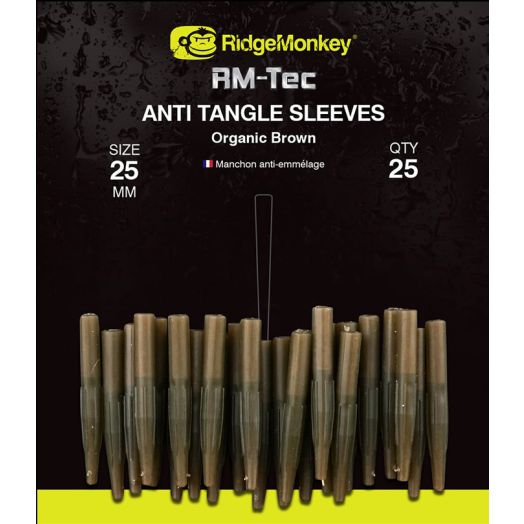 Ridge Monkey - RM-Tec Anti Tangle Sleeves Organic Brown