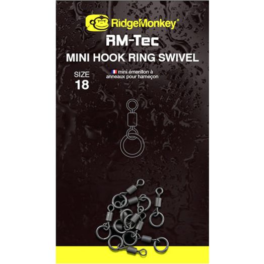 Ridge Monkey - RM-Tec Mini Hook Ring Swivel