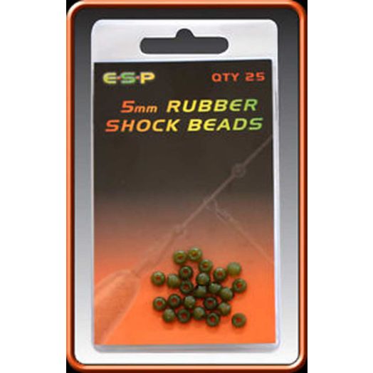 E.S.P Rubber Beads - 5mm
