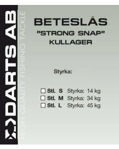 Darts Beteslås "Strong Snap" - Kullager