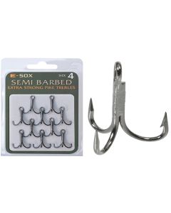 Drennan E-Sox Extra Strong Trebles Semi Barbed