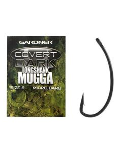 Gardner Covert Dark Long Shank Mugga Hooks