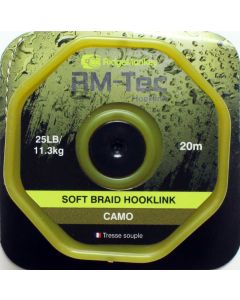 RidgeMonkey RM-Tec Soft Braid Hooklink - 25lb