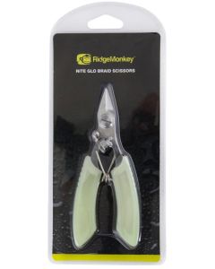 RidgeMonkey Nite-Glo Braid Scissors