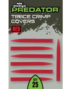 Fox Red trace Crimp Covers X 25 pcs