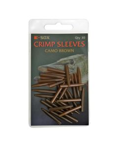 Drennan E-Sox Crimp Sleeves - Camo Brown